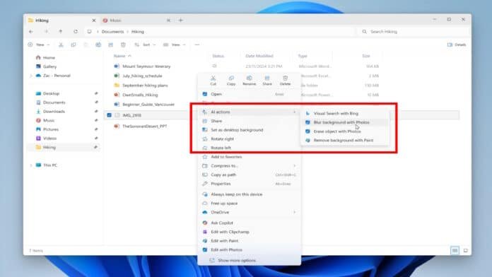 Microsoft Experiments With AI Tools In Windows 11 File Explorer Microsoft Experiments With AI Tools In Windows 11 File Explorer