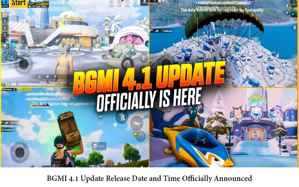 BGMI 4.1 Update Release Date
